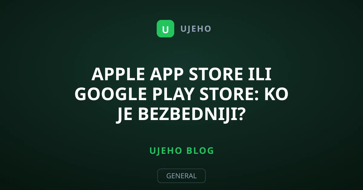 Apple App Store ili Google Play Store: Ko je bezbedniji?
